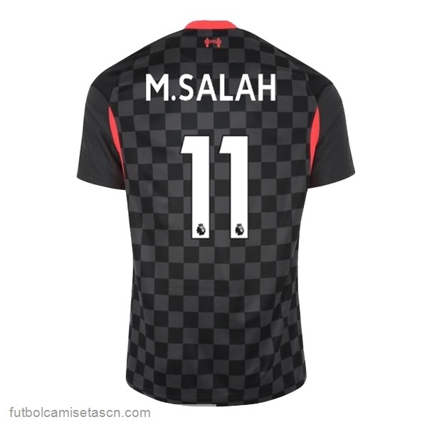 Camiseta Liverpool NO.11 M.Salah 3ª 2020/21 Negro